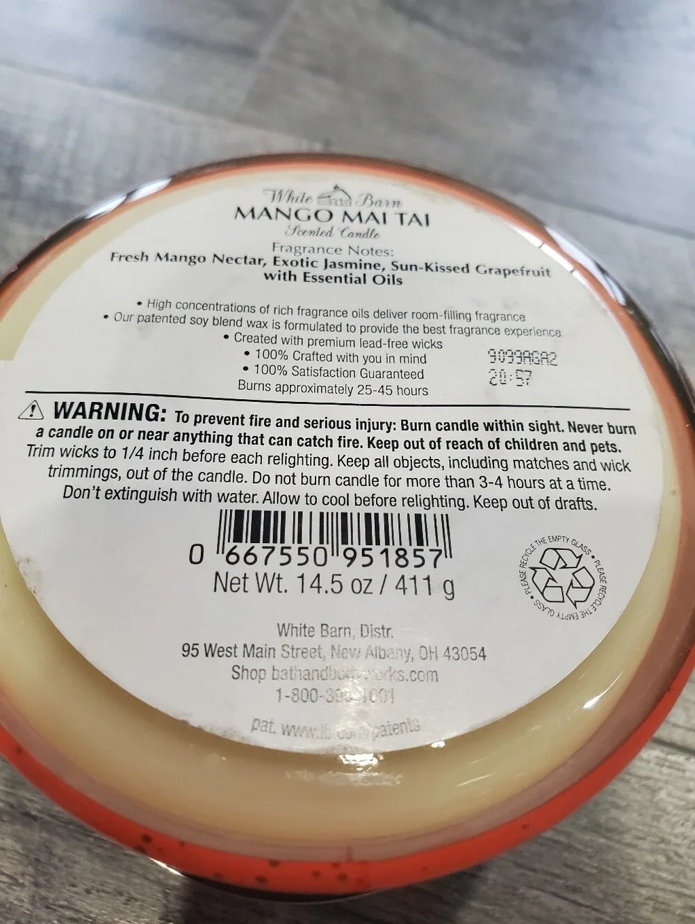 Bath And Body Works Mango Mai Tai